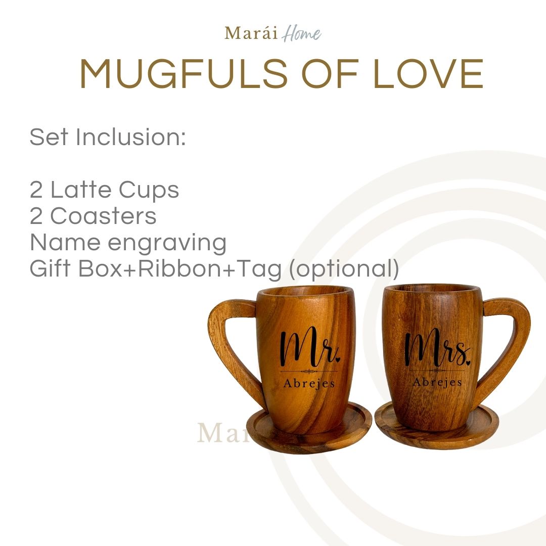 [Couple Set] Mugfuls of Love - Latte