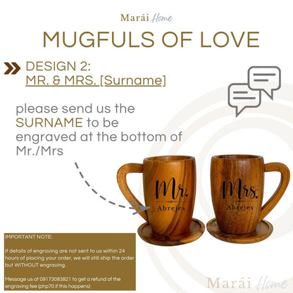 [Couple Set] Mugfuls of Love - Latte