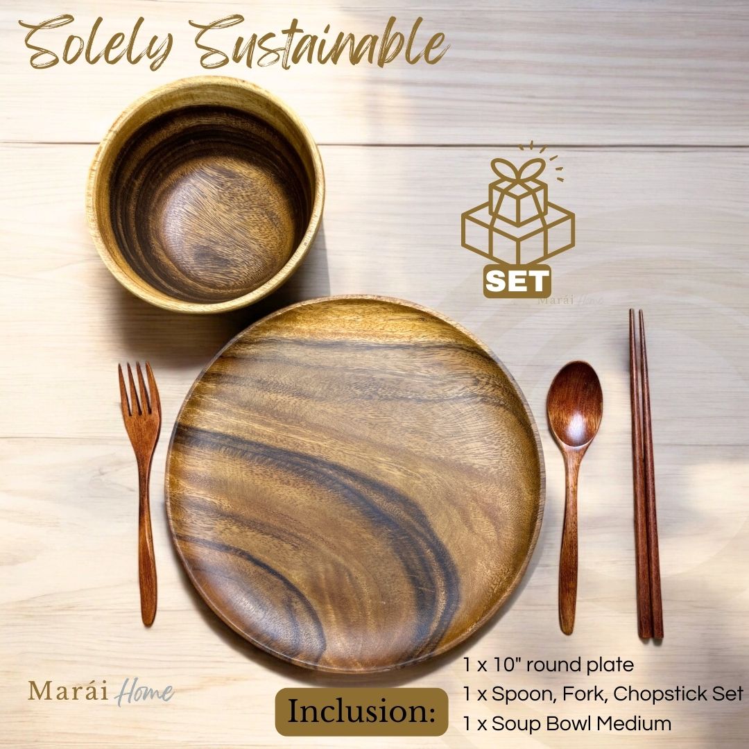 [Solo Set] Solely Sustainable Dining Set